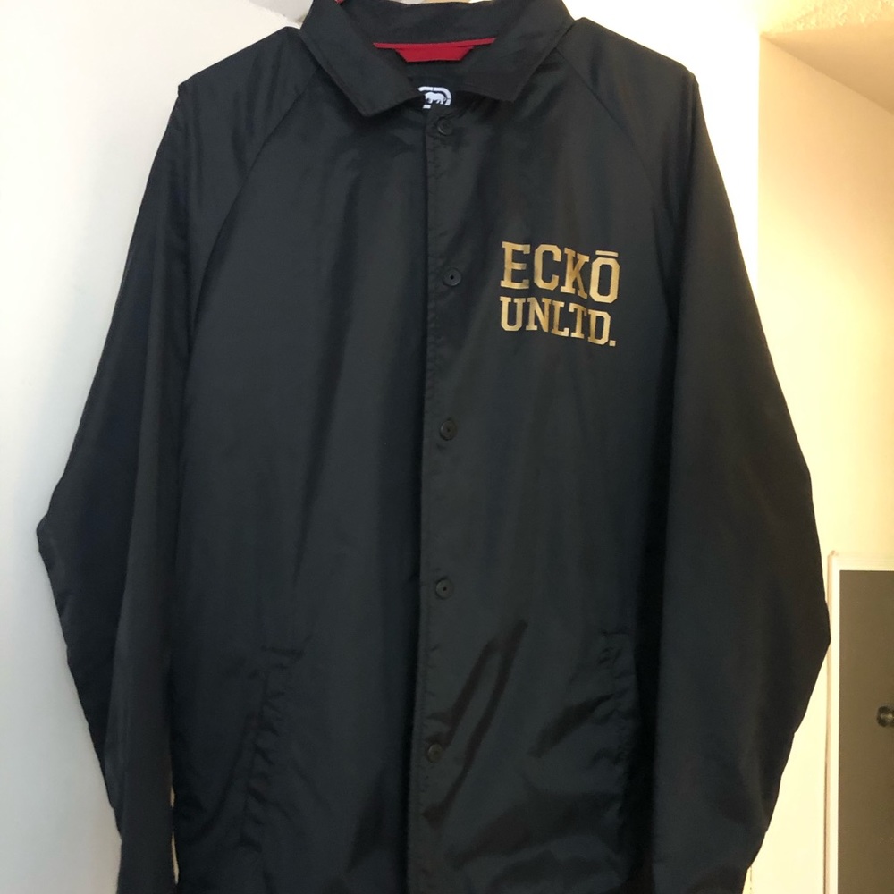 Men’s Ecko Button up Wind Rain Jacket
